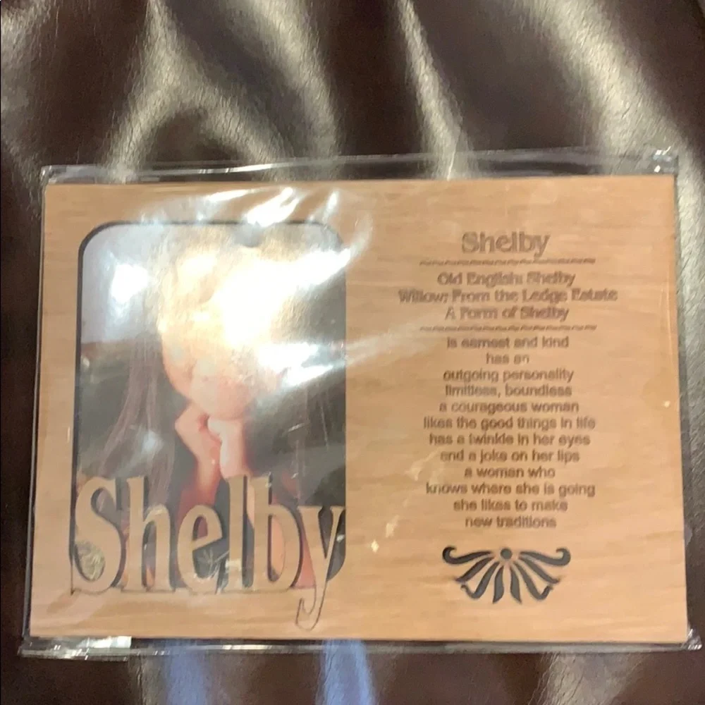 New Wood frame personal Shelby Picture frame 7x5”